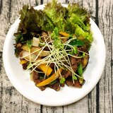 肉野菜炒め(ポン酢大根おろし)